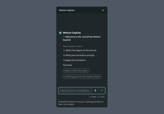 Motion Copilot plugin