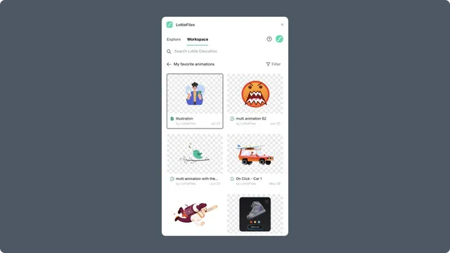 Workspace project and folder context in Framer