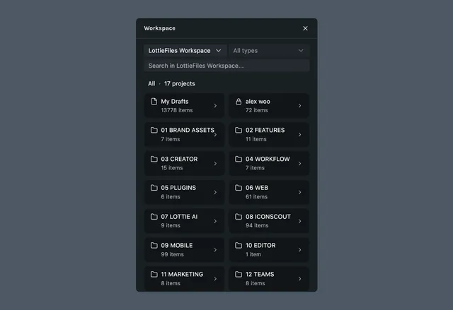 Workspace plugin