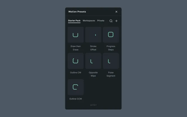 Motion Presets plugin