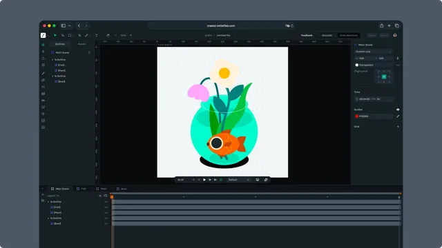 Lottie Creator Interface