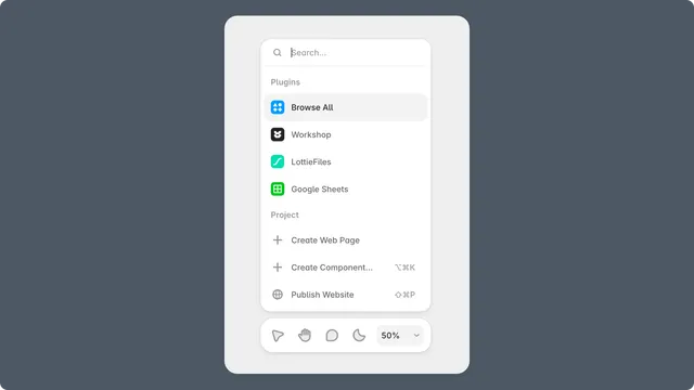 LottieFiles available in Framer Plugins