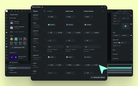 Motion Tokens Manager
