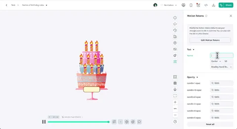 Motion Tokens Workflow
