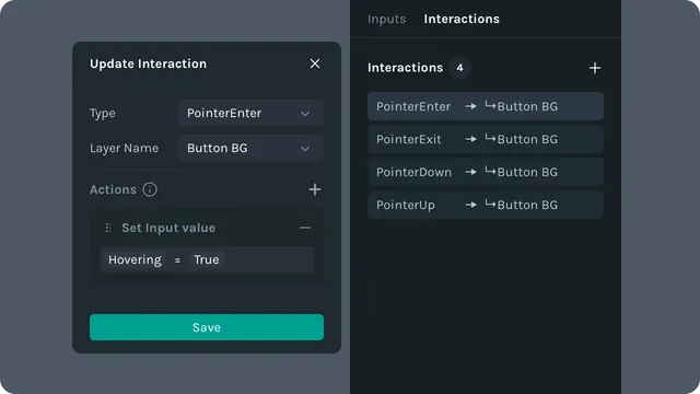 Step 3 — Boolean inputs Hovering and Clicking