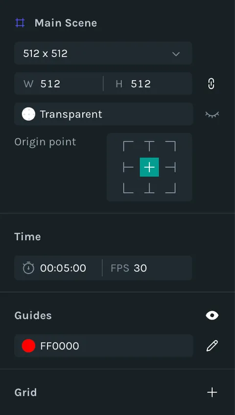 Scene Properties Panel