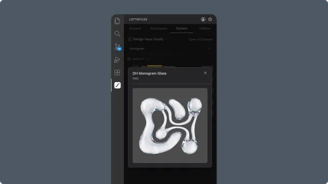 Motion System asset preview in VS Code
